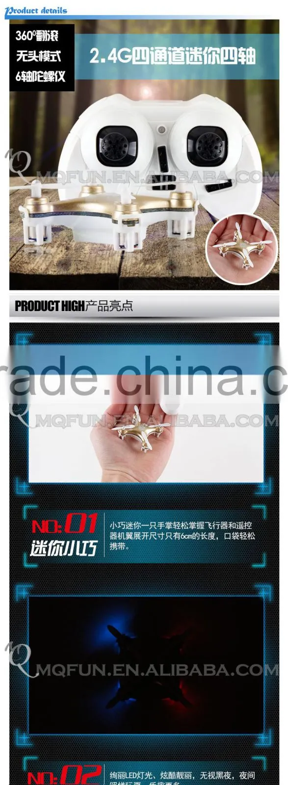 Mini Qute kawaii RC remote control flying Helicopter Quadcopter drone 2.4GHz aerial photo Educational electronic toy NO.CX-10A
