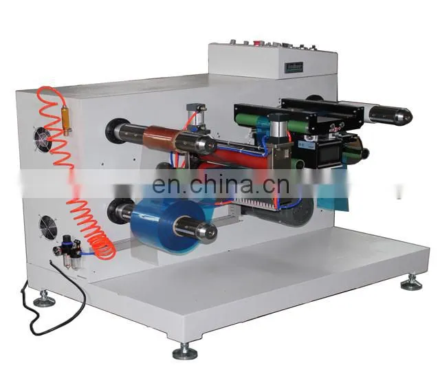 Copper rewinder PET PVC film label paper unwinding and rewinding machine