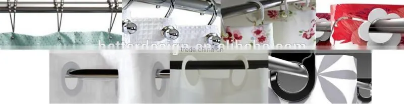 PEVA NEW STYLE STANDARD READY MADE POLYESTER PRINTED SHOWER CURTAIN