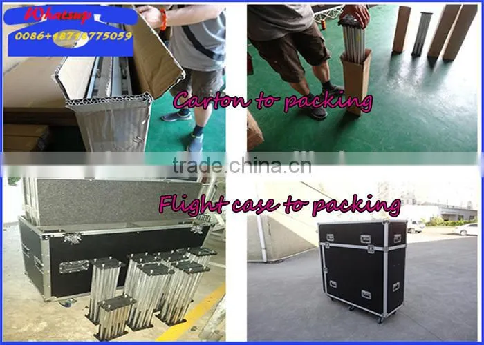 ACS wooden stage, aluminum stage, used portable stage for sale