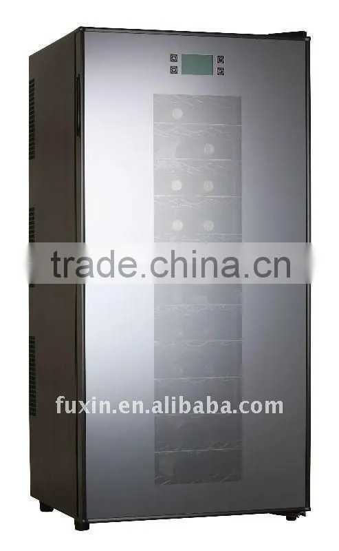 FUXIN:JC-180AFW,.Thermoelectric wine cellar hold 72 bottles/bar chiller(Aluminum Trim Door Frame).