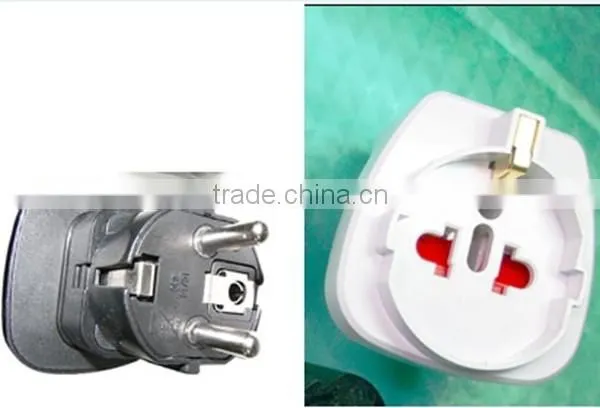 USA to Schuko Eu Germany AC Power Plug Adaptors with CE certification