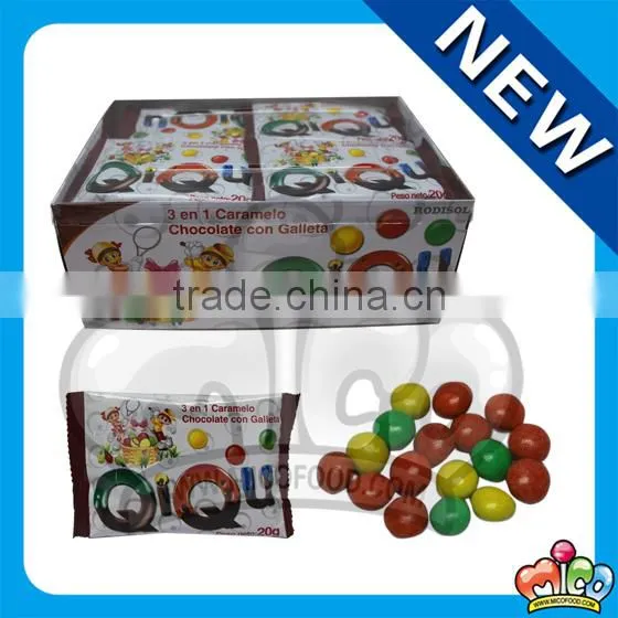 puffing candy chocolate beans