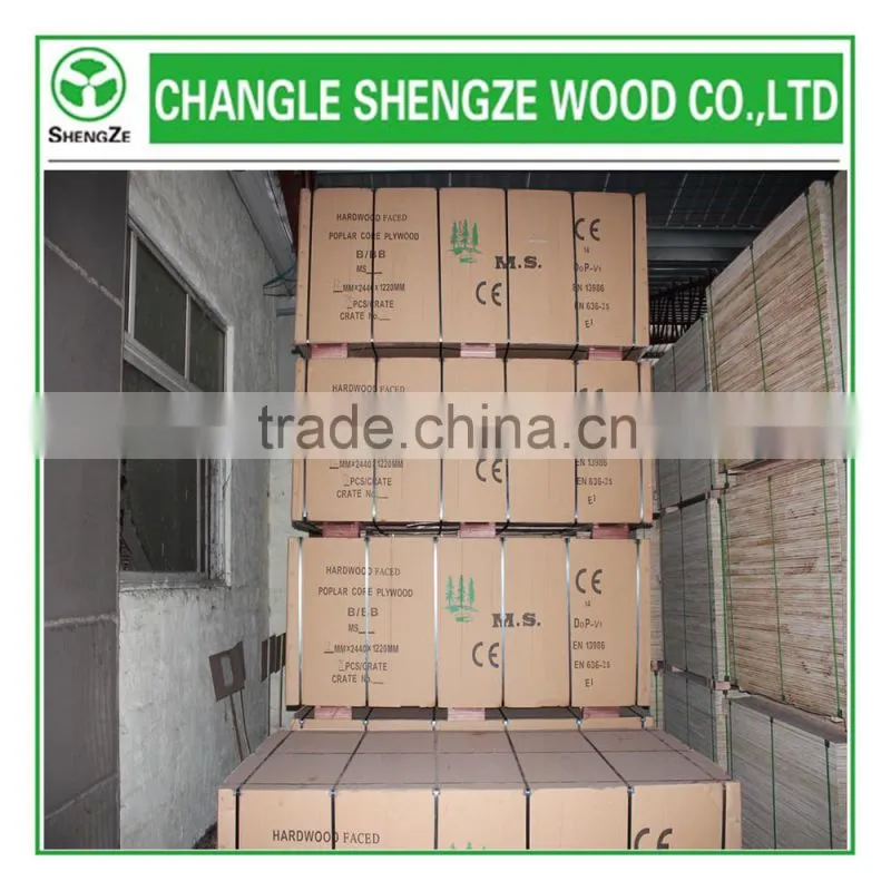 1220*2440mm Commercial Plywood Woods Produce In China Factory