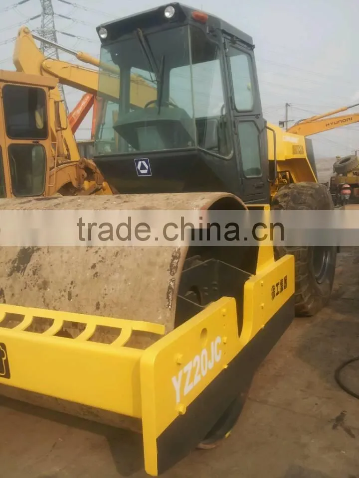 used 20 ton XCMG hydraulic single drum soil roller compactor XCMG YZ20JC road roller