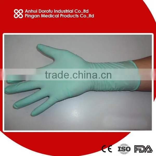 Blue Nitrile examination glove CE ISO FDA