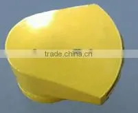 Painted and polished Deflector Nozzle Casting aluminum New desigh for Water Truck parts