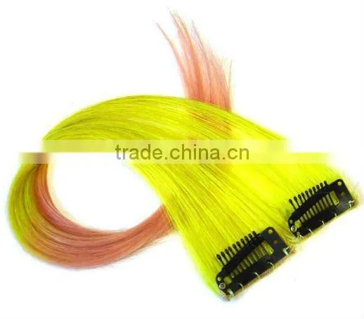Grade AAA Remy Human Hair Extension Clip On Hair Extension