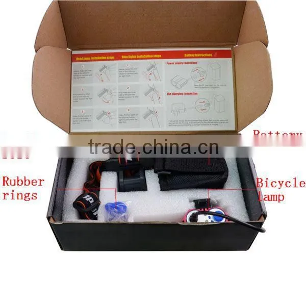 Adjustable Head Recharge Aluminum LED Bicycle Headlight