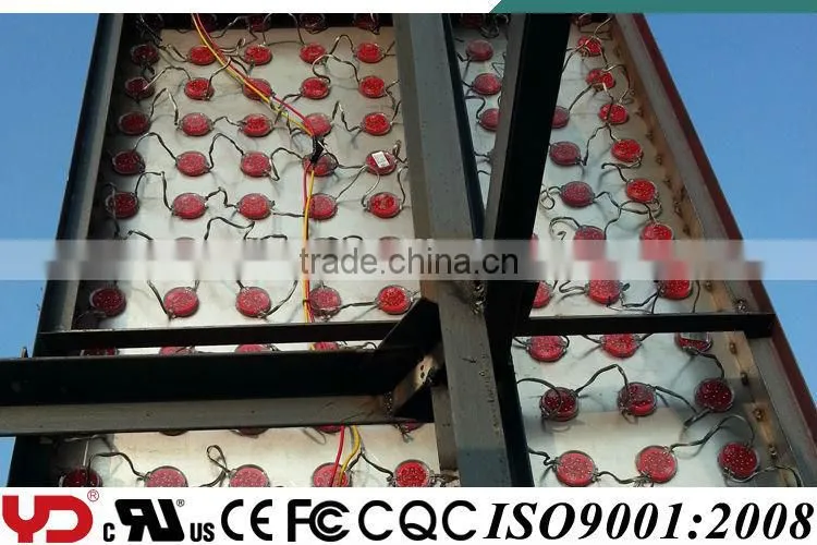 YD IP68 CE UL FCC V-0 clear advertising pixel outdoor logo LED Lights