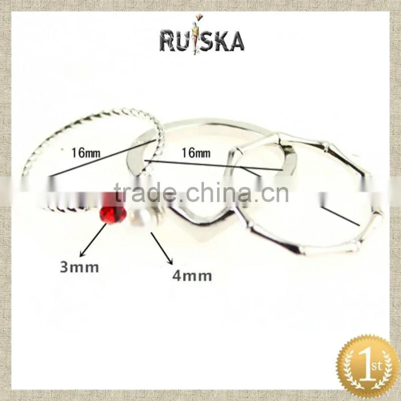 RED RUBY RING,CHARMING PEARL RINGS NEW COMING