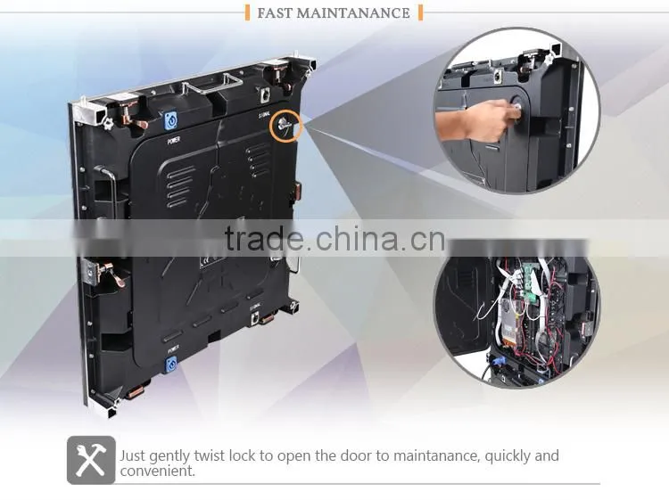 2015 New Aluminum diecast Indoor led screen 5050 smd led display screen indoor
