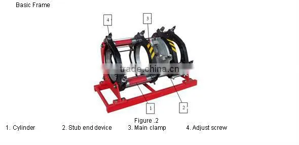 SHD315 PE pipe butt welding machine