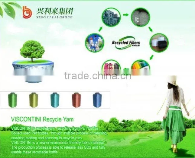 Eco-friendly recycled polyester filament yarn