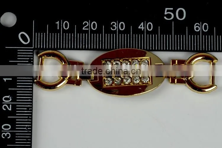 Wholesale Zinc alloy crysatl rhinestone connector for bikini