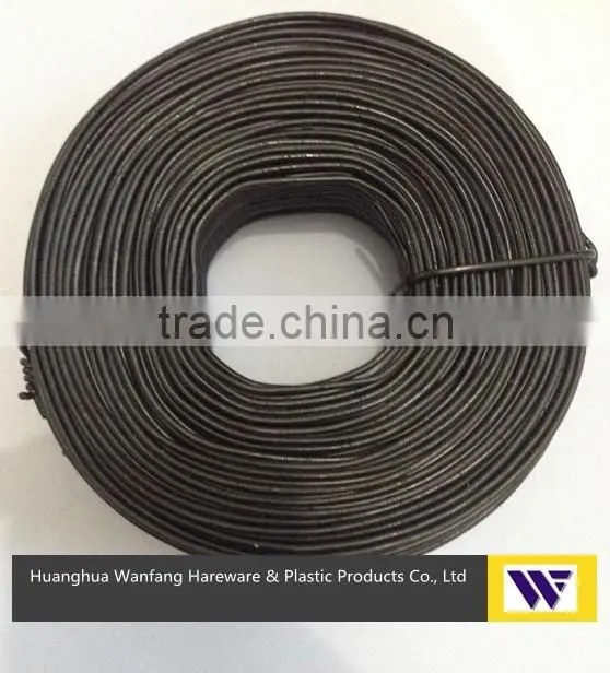 16.5GA black annealed tie wire square hole