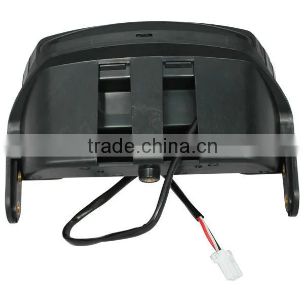 Smoke Integrated LED Tri-Bar Tail Light for Harley Davidson