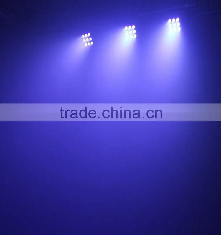 9 x 10W LED Par Light RGBW PAR 64 90W DMX512 Slim Effect DJ Stage Lighting