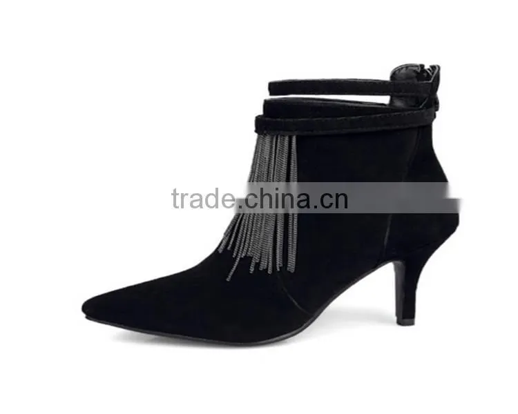 no lace boots high heel boot European boots sale