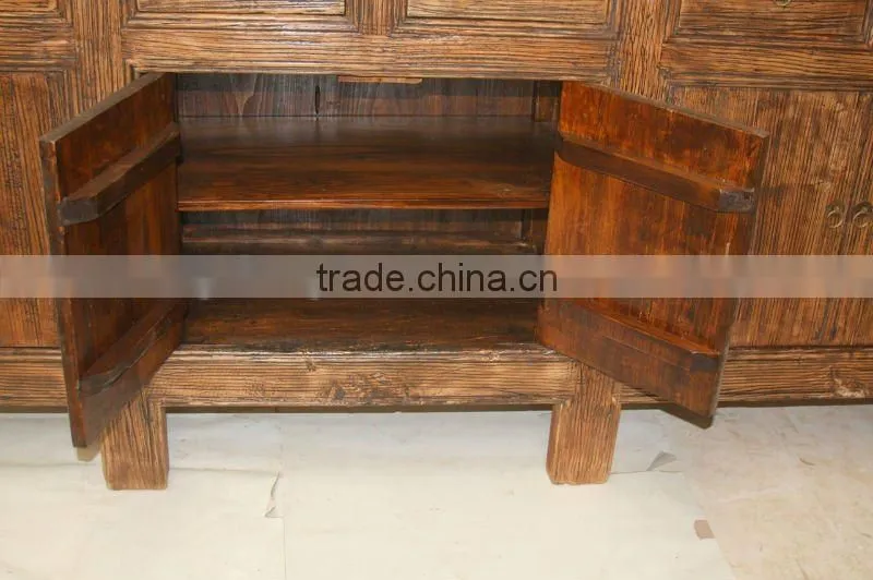 chinese antique furniture --yellow cabinet