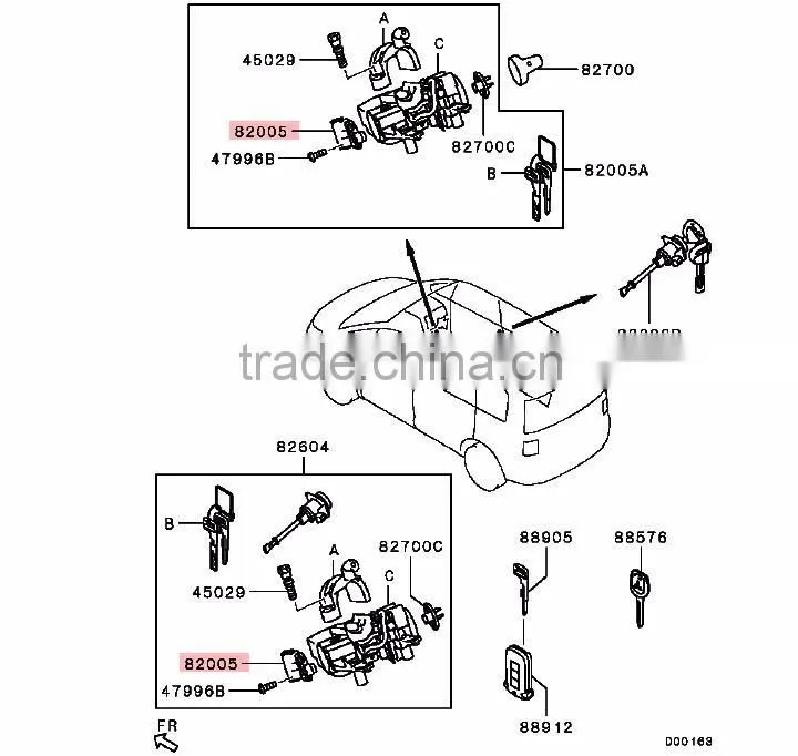Engine Starting Switch For Mitsubishi Pajero IO H66 H76 H77 Outlander CU2 CW5W Lancer CS3A CY4A Grandis NA8W MR449457 MN113754