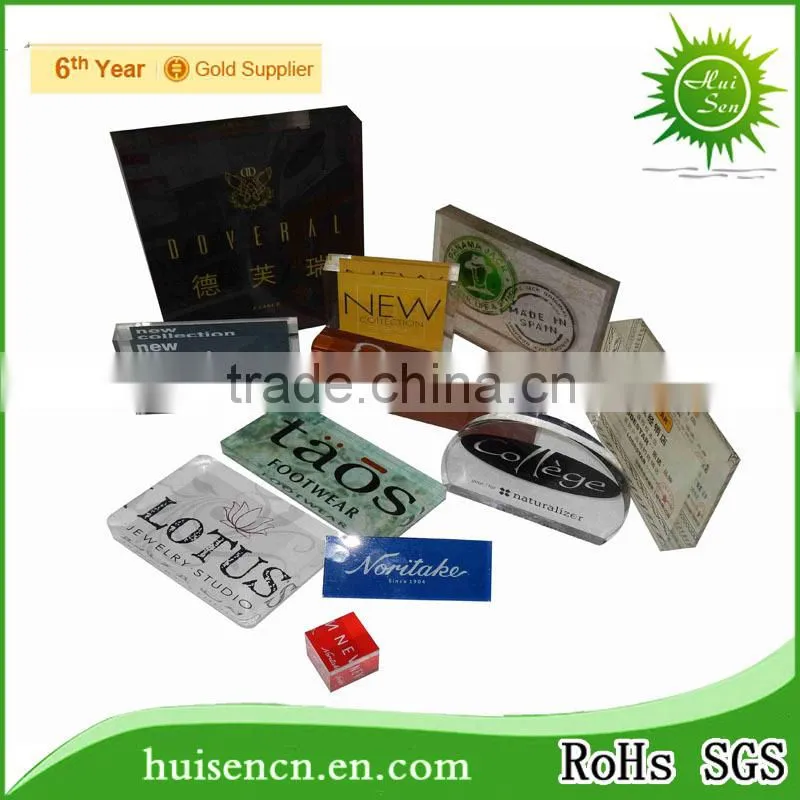 Hot sale store decorative colored acrylic block