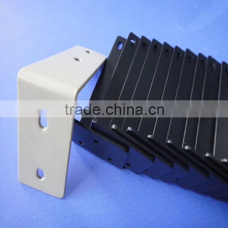 Powder coating white welding brackets for table