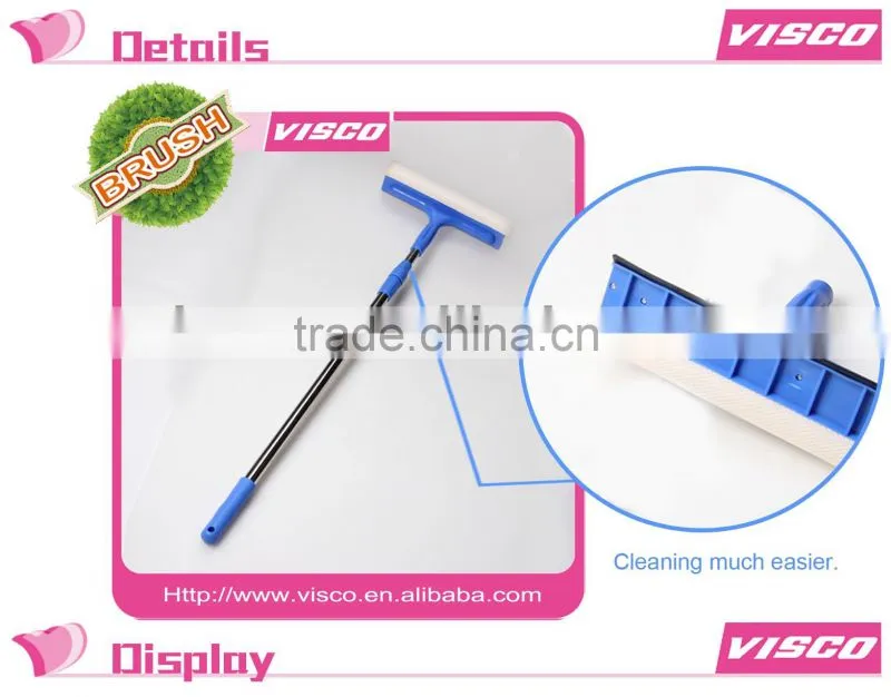 Visco keyword products, locking telescoping handle window scraper