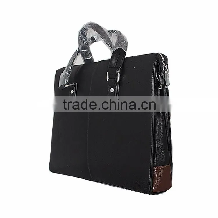 2016 newest large elegant office men pu leather handbags