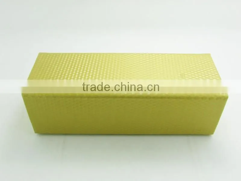 lemon yellow wholesale custom handcraft eyewear glasses case