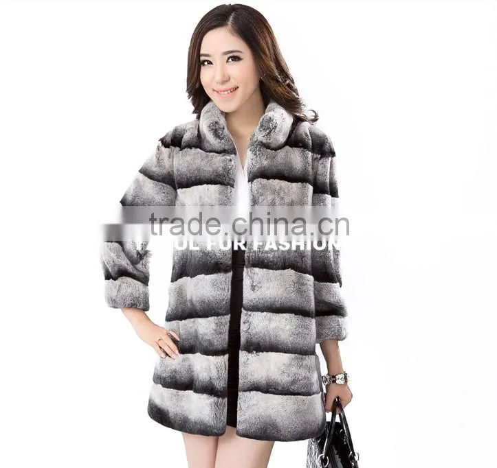 rex14029 chinchilla rex rabbit coat