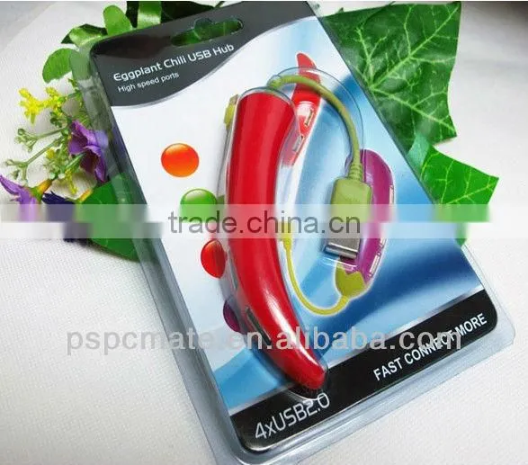 cute pepper shape usb hub 4 ports USB hub vegetables shape hub