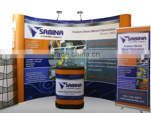 Factory custom good quality promotion display aluminum roll up banner
