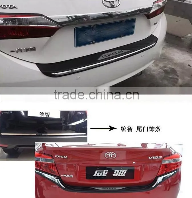 Exterior accessories bumper plate,MUX pedal car bumper guard foot plate accessories everest rear bumper plate For mu-x