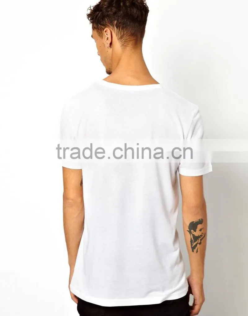 Combed Cotton Vintage T-Shirt with Praying Hands Print
