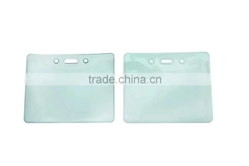 Clear PVC ID Card Working Card Badge Holder