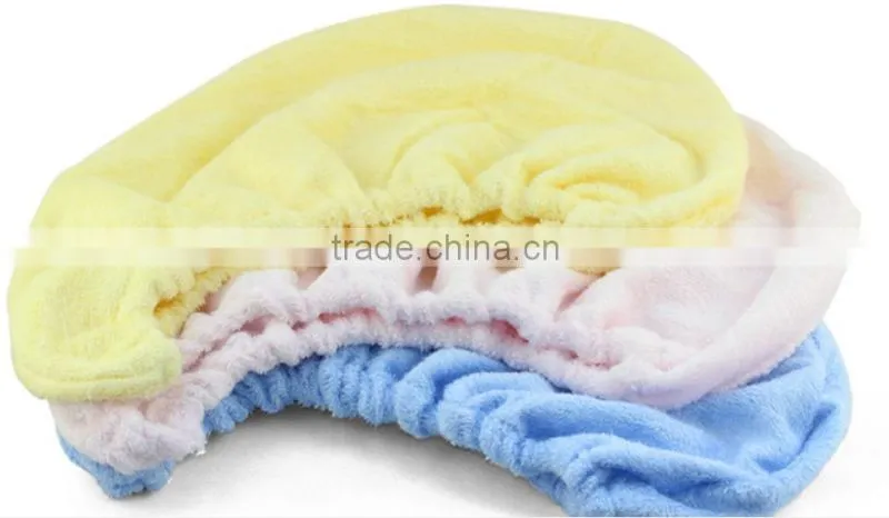 Microfiber quick-dry turban twist wrap towel