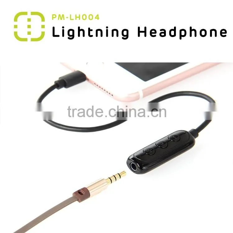 Walnut MFI certified earphone Adaptor for iPhone 6s plus/iPhone6