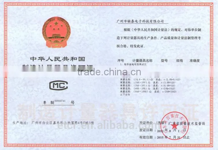 ETCR8300B Three Channel Leakage Monitoring Recorder electrical meter