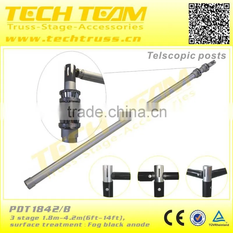 PDP503 Steel Slotted Post Insert For Pipe and drape