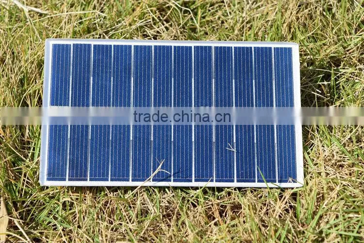 Tempered glass laminated PV solar panel for outdoor power supply