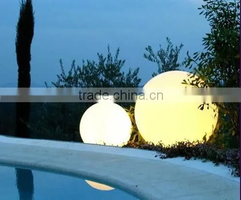 large PE plastic sphere LED ball