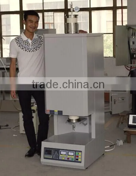 CE certified 1500C High Temp Sintering Vertical 30 Steps Programmable Tube Furnace