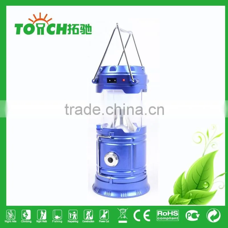 LED Solar Power Camping Lantern for Camping and Emergency