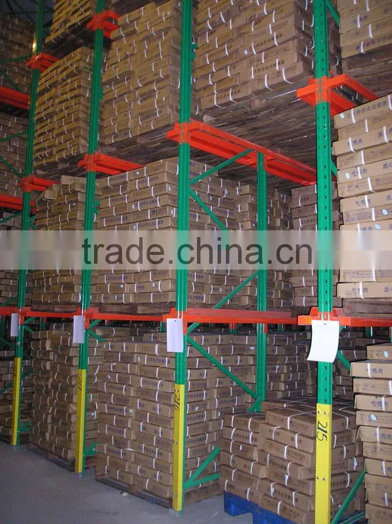 Metal warehouse shelf, Drive in shelf