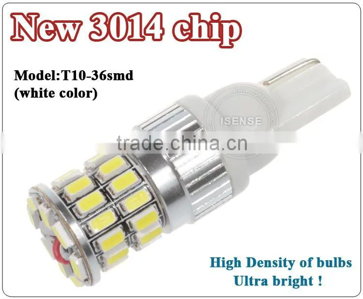 back-up light signal light specification 3014SMD 36LEDS T15 T16 t10 5w5 bulbs led light