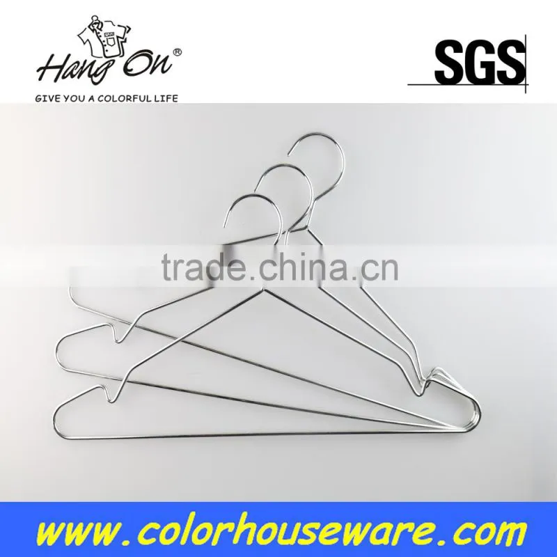 slim line Metal wire hanger for clothes in the home