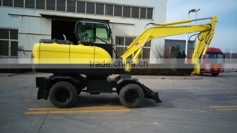 6T,7T,8T,10T cheap wheel excavator