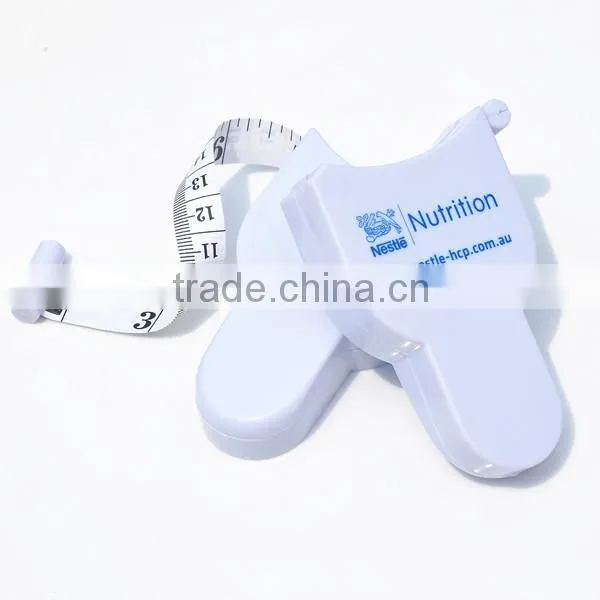 60inch white waist pvc measure tape promotional tape measure for children Australia style with Company Logo or Name