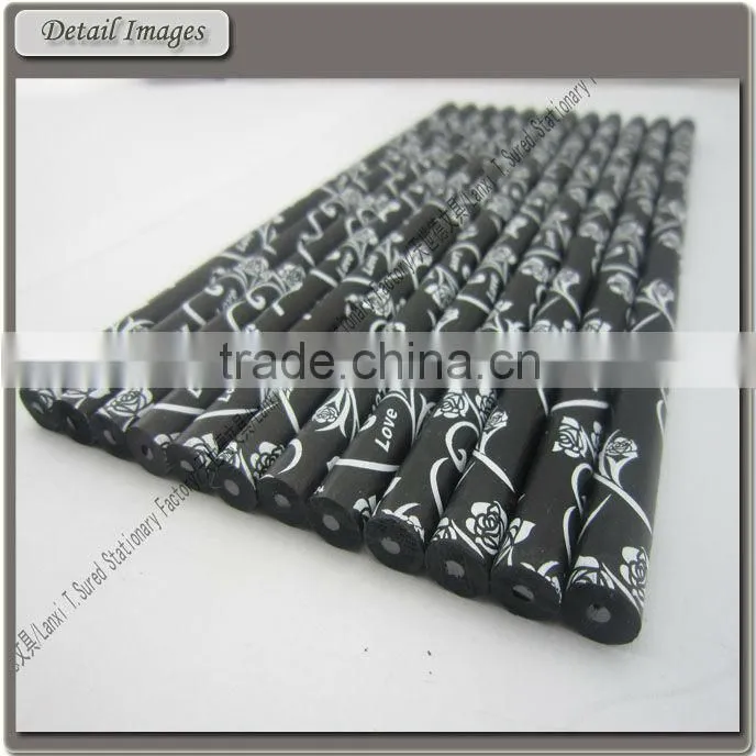 7'' Music Note Black Pencil With Eraser